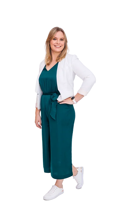 Sophie Scharf, Bakk. BA im Business Outfit